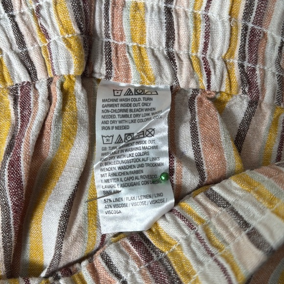 Naturals denim&co linen blend striped pants - Picture 11 of 13